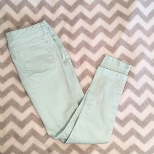 Mossimo Skinny Jeans- Light Blue/Aqua- 8